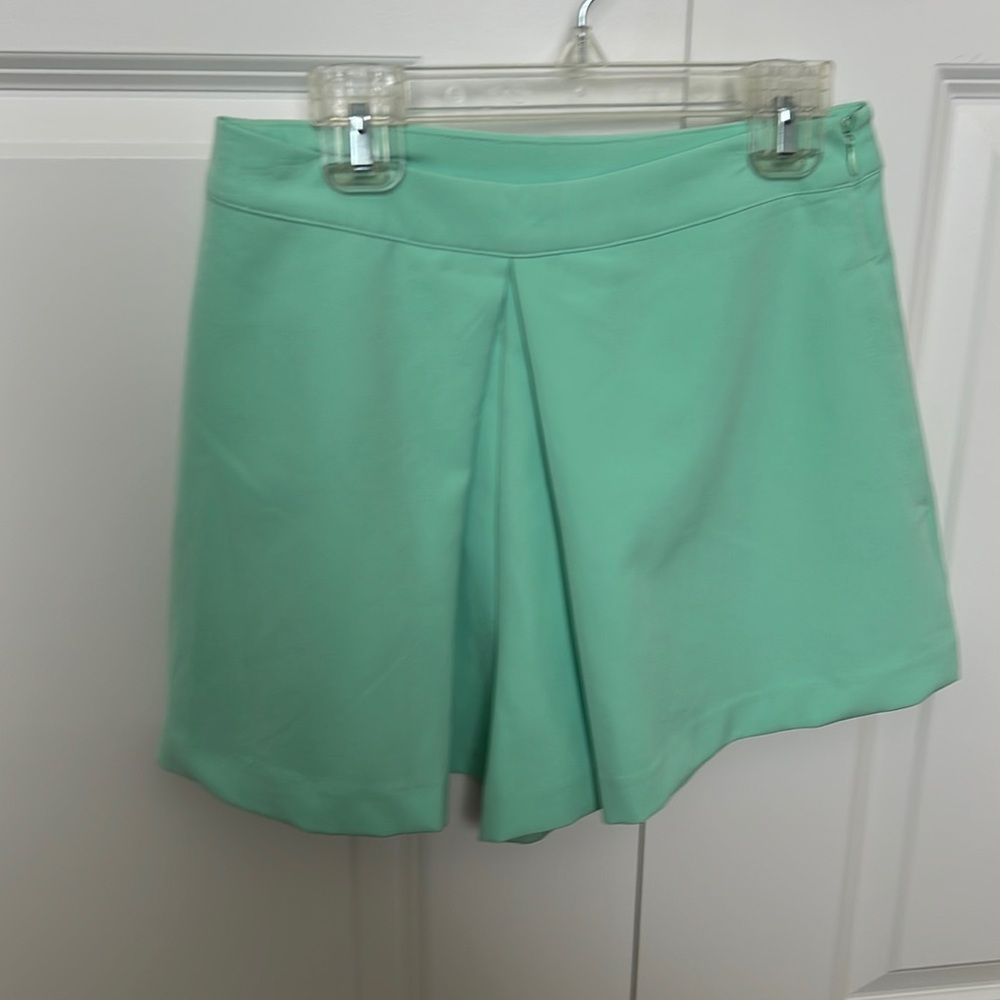 Skort with front opening